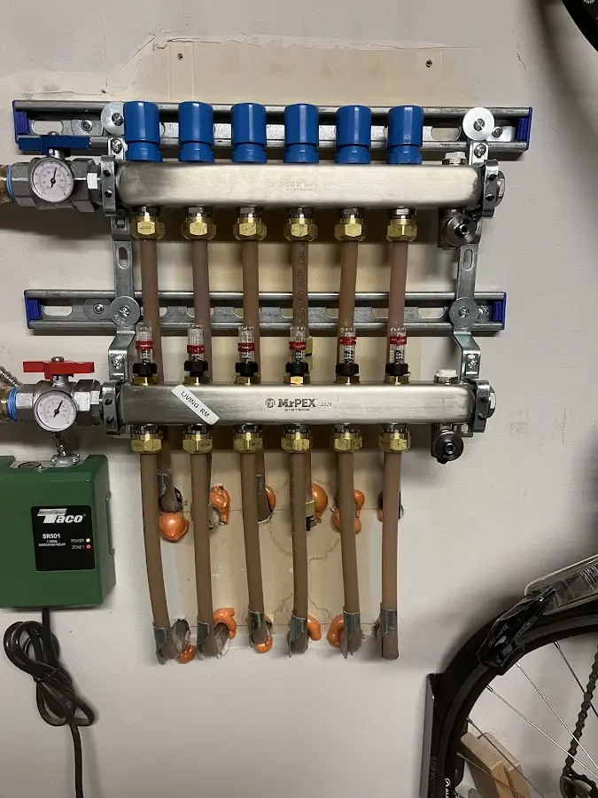 Plumber performing Gas Leak Detection at a residential property in Park Rapids